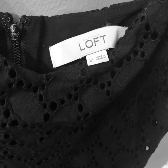 Loft Black Lace Dress - Picture 2 of 3